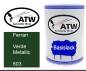 Preview: Ferrari, Verde Metallic, 603: 500ml Lackdose, von ATW Autoteile West.